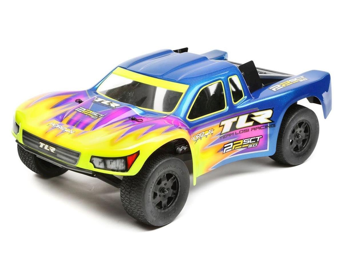 TLR ロッシ22sct3.0 (5.0)ショートコーストラック Team Losi Racing TLR03009 1/10 22SCT 3.0 2WD Race Kit — White Rose