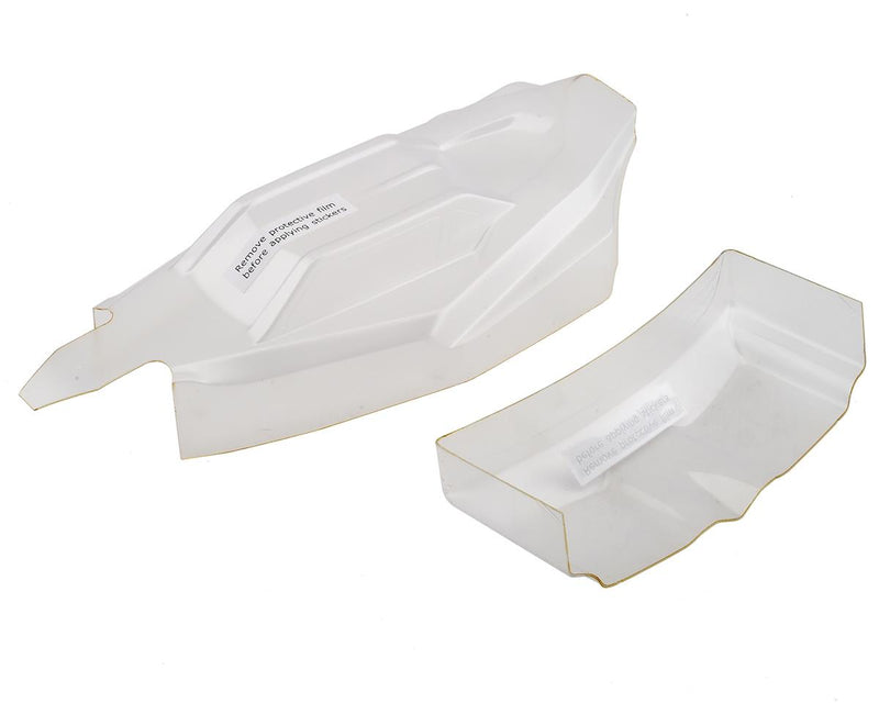 Team Losi Racing TLR230012 Lightweight Clear Body and Wing for 22 5.0 Buggy