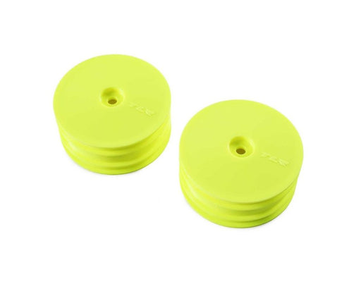 Team Losi Racing TLR43021 Yellow Front Wheels for 22X-4
