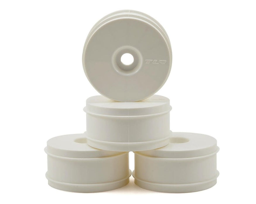 Team Losi Racing TLR44001 1/8 Buggy White Dish Wheels for 8IGHT Set of 4