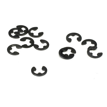 Team Losi Racing TLR6105 E-Clips for 3mm Shaft 12 Pack
