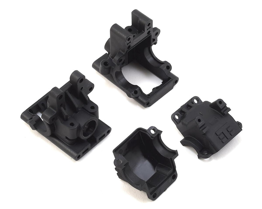 Tekno RC 6519B Front and Rear Bulkhead Set for EB410