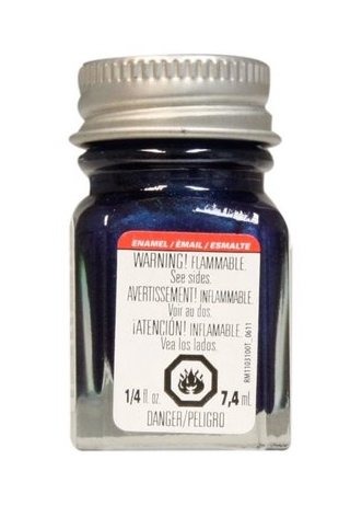 Testors 1109TT Enamel Paint 1/4oz Artic Blue Metallic
