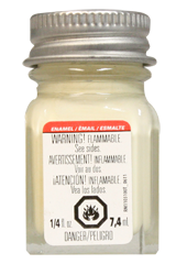 Testors 1117TT Enamel Paint 1/4oz Light Ivory Gloss