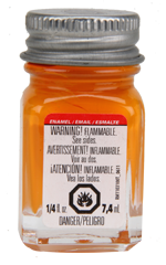 Testors 1126TT Enamel Paint 1/4oz, Tangerine