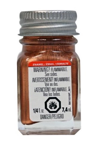 Testors 1151TT Enamel Paint 1/4 oz Copper