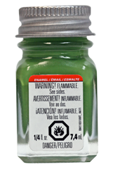 Testors 1164TT Enamel Paint 1/4oz Flat Olive Green
