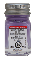 Testors 1189TT Enamel Paint 1/4oz, Flat Violet