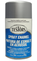 Testors 1290T Enamel Spray Paint 3oz Chrome