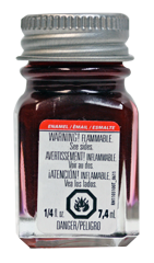 Testors 1529TT Enamel Paint 1/4 oz Metal Flake Red
