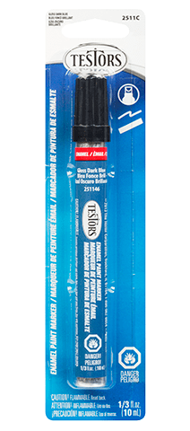 Testors 2511C Enamel Paint Marker, Dark Blue