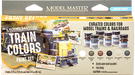 Testors 342300 Model Master Acrylic Paint Set Railroad Colors
