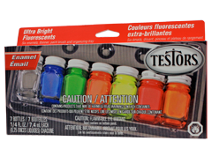 Testors 9132X Fluorescent Enamel Kit