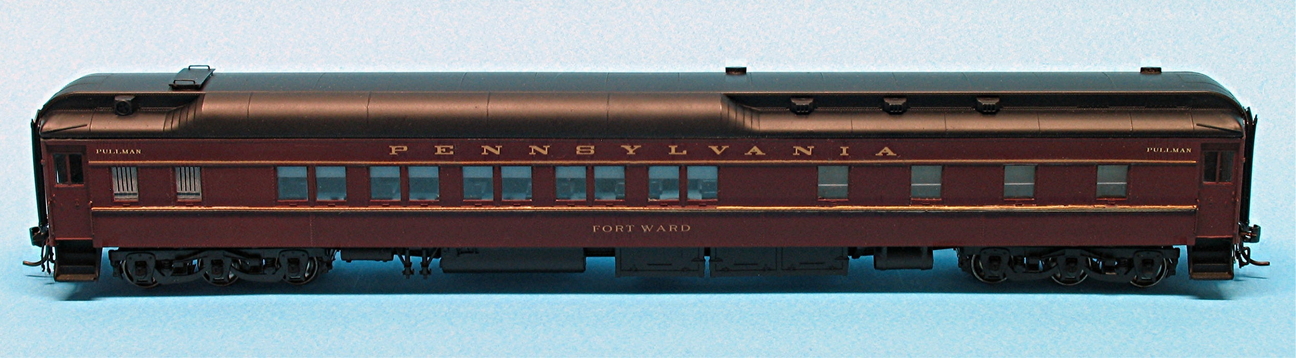The Bethlehem Car Works 1312 HO Scale Pullman 10-1-2 Sleeper Kit with PRR Decals
