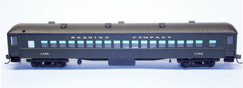 The Bethlehem Car Works 210 HO Scale Arch Roof Coach Car Kit RDG or CNJ