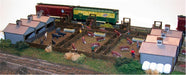 The N Scale Architect 10703 (703QME) N Scale Quality Meat Stockyard Craftsman Kit