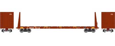 Athearn HO 90543 60' Bulkhead Flatcar BNSF 545188