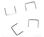 Tichy Train Group 2002 O Scale Phosphor-Bronze Wire Formed .020"  Straight Grabiron 18" 50-Pack