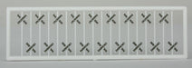Tichy Train Group 2622 N Crossbucks Crossing Signs 18 Pack