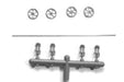 Tichy Train Group 3003 HO Scale Brake Wheel & Bracket Fits 1895-1920 Vintage Flat or Gondola