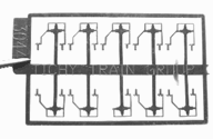 Tichy Train Group 3044 HO Scale Stirrup Step Offset Bottom Mount
