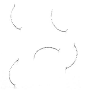 Tichy Train Group 3054 HO Scale Phosphor-Bronze Wire Formed Grab Irons Curved Cabbose 25-Pack