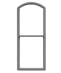 Tichy Train Group 8044 HO  Scale 1/1 Double Hung Arch Top 36" Wide x 96" High Masonry 12 Pieces