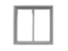 Tichy Train Group 8107 HO Scale 2 Pane Masonry Windows 12 Pack (35 x 35" Fits .4 x .4" Opening)