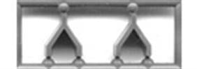 Tichy Train Group 8156 HO      Scale Chimney Cap 8 Pieces