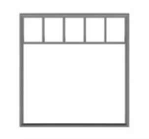 Tichy Train Group 8187 HO Scale Store Window 98" Wide x 102" High Masonry 6 Pieces w/Glazing
