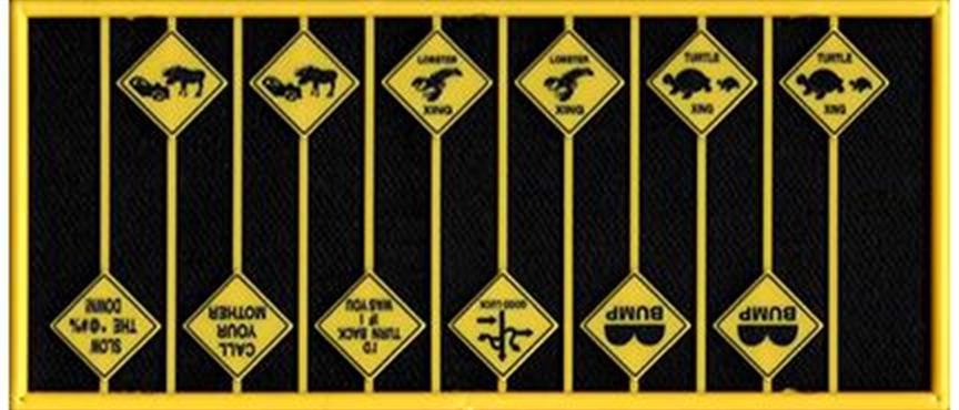 Tichy Train Group 8321 HO Scale Funny Signs Group 2 12 Signs