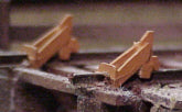 Tomar Industries H803 HO Scale Hayes Wheel Stops (4 Pieces)