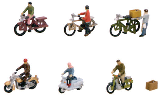 TOMY 259527 N Scale Bicycles and Mopeds