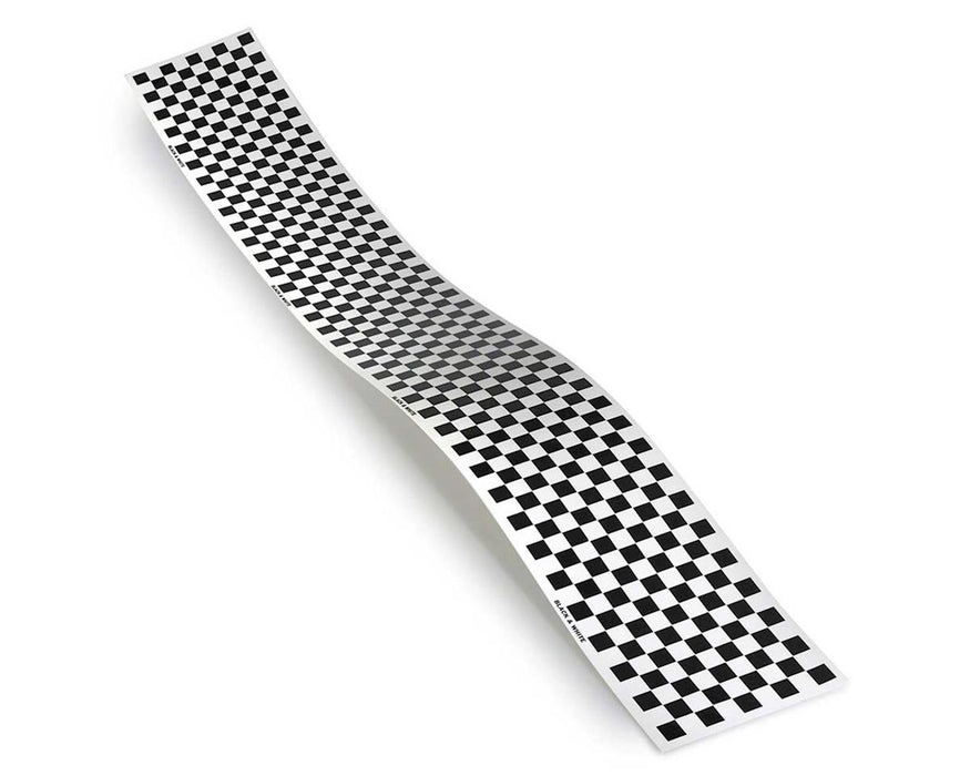 Top Flite Q4113 Trim MonoKote Checkerboard Black and White