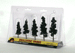 Woodland Scenics TR1560 Ready-Made Pine Tree, 2.5-4" (5-Pack)