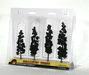 Woodland Scenics TR1561 Ready-Made Pine Tree, 4-6" (4-Pack)