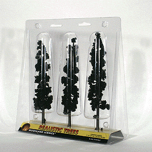 Woodland Scenics TR1563 Ready-Made Pine Tree, 7-8" (3-Pack)