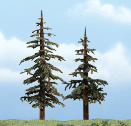 Woodland Scenics TR1627 Premium Lodgepole Tree, 4-5" (2-Pack)