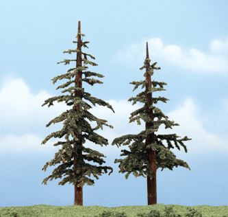Woodland Scenics TR1628 Premium Lodgepole Tree, 5-6" (2-Pack)