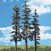 Woodland Scenics TR3562 Classics Tree, Standing Timber 6-7" (3-Pack)
