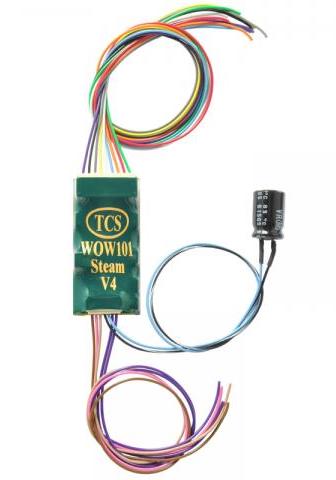 Train Control System TCS 1516 WOWSound Steam Decoder Hardwire
