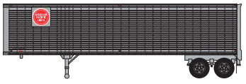 Trainworx 8020301 HO Scale 40' Corrugated Trailer MP #1
