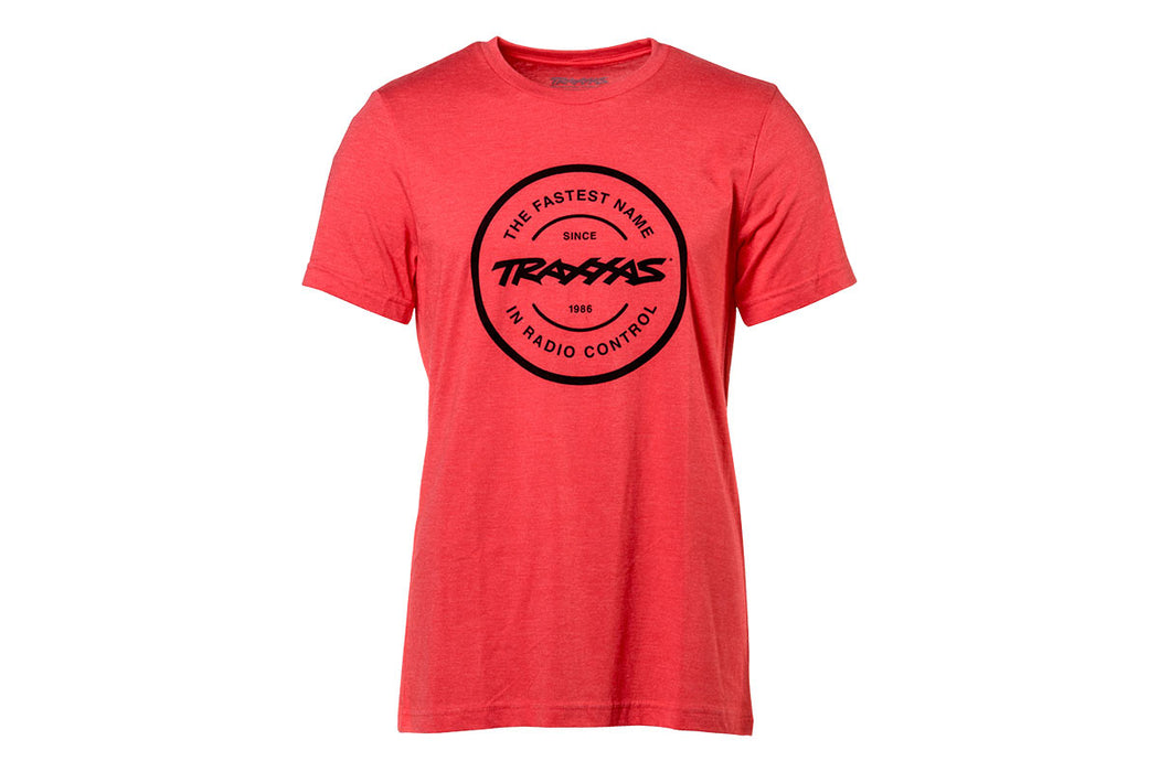 Traxxas 1359-M Token Logo T-Shirt Heather Red Medium