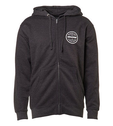 Traxxas 1390 Token Logo Zip Hoodie Sweatshirt Charcoal L