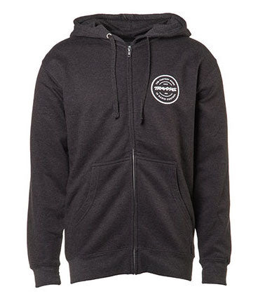 Traxxas 1390 Token Logo Zip Hoodie Sweatshirt Charcoal M