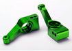 Traxxas 1952G Green Alumnium Read Stub Axle Carriers for Slash 4x4 and Others