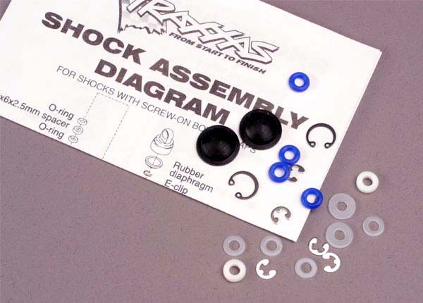 Traxxas 2362 Rebuild Kit for Black Ultra Shocks (Renews 2 Shocks) 