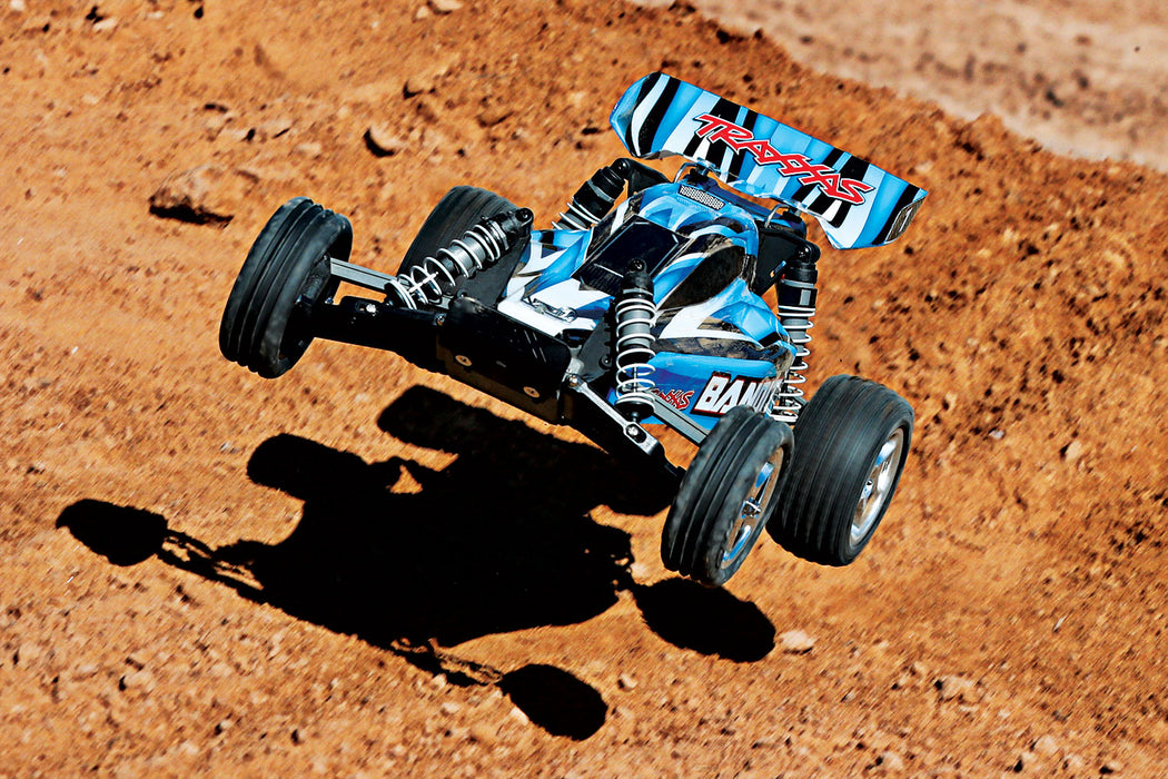 Traxxas 24054-1 Bandit 1/10 Scale RTR Off-Road Extreme Sport Electric Buggy BlueX