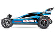 Traxxas 24054-1 Bandit 1/10 Scale RTR Off-Road Extreme Sport Electric Buggy BlueX