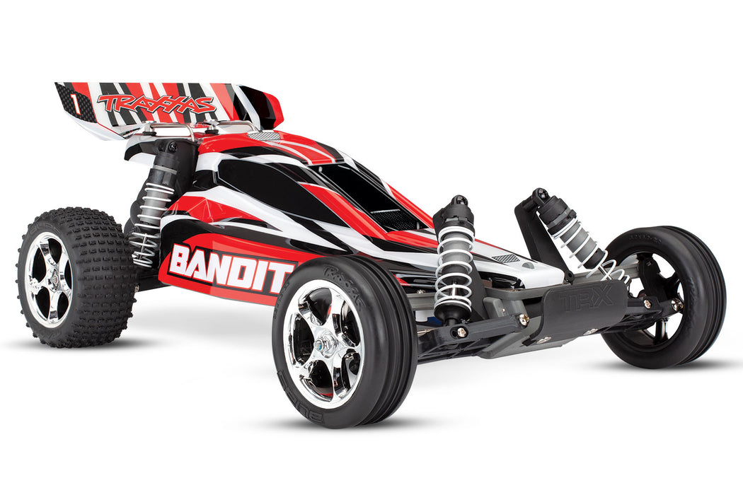 Traxxas 24054-1 Bandit 1/10 Scale RTR Off-Road Extreme Sport Electric Buggy Red X